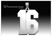 Jersey Number Pendant